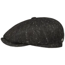 Eight Panel Cap Herringbone Kashmir/Seide by JJ Hats