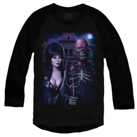 ELVIRA MEETS TARMAN - BASEBALL SHIRT