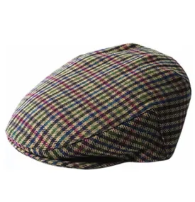 Failsworth - Norwich - Wool Blend Flat Cap - #111 Brown Green mix