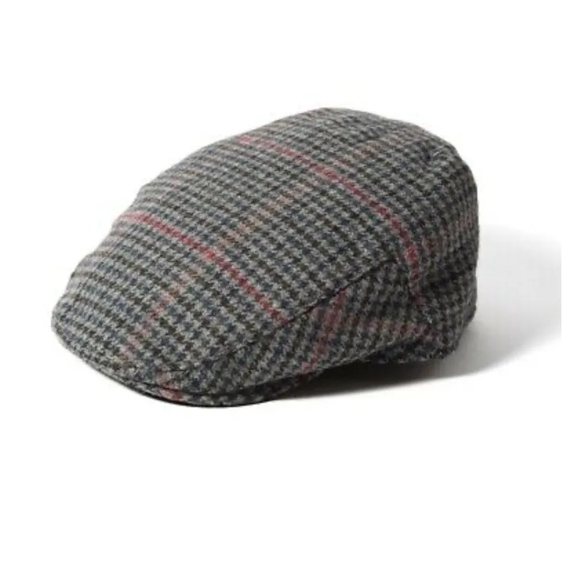 Failsworth Norwich Wool Blend Flat Cap - Grey Mix #114