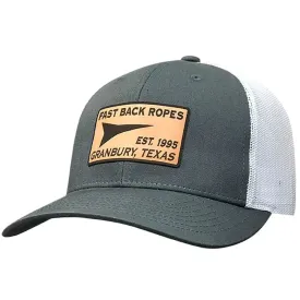 Fast Back Leather Patch Cap - Rocket Logo