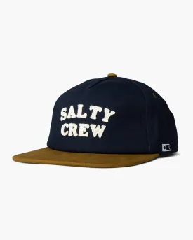 First Mate Navy/Gold 5 Panel