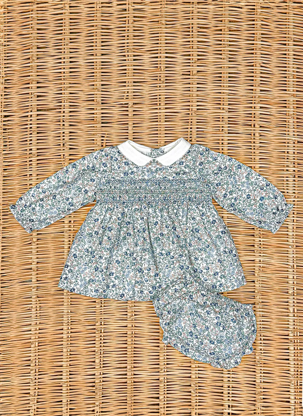 Flower Smock Dress