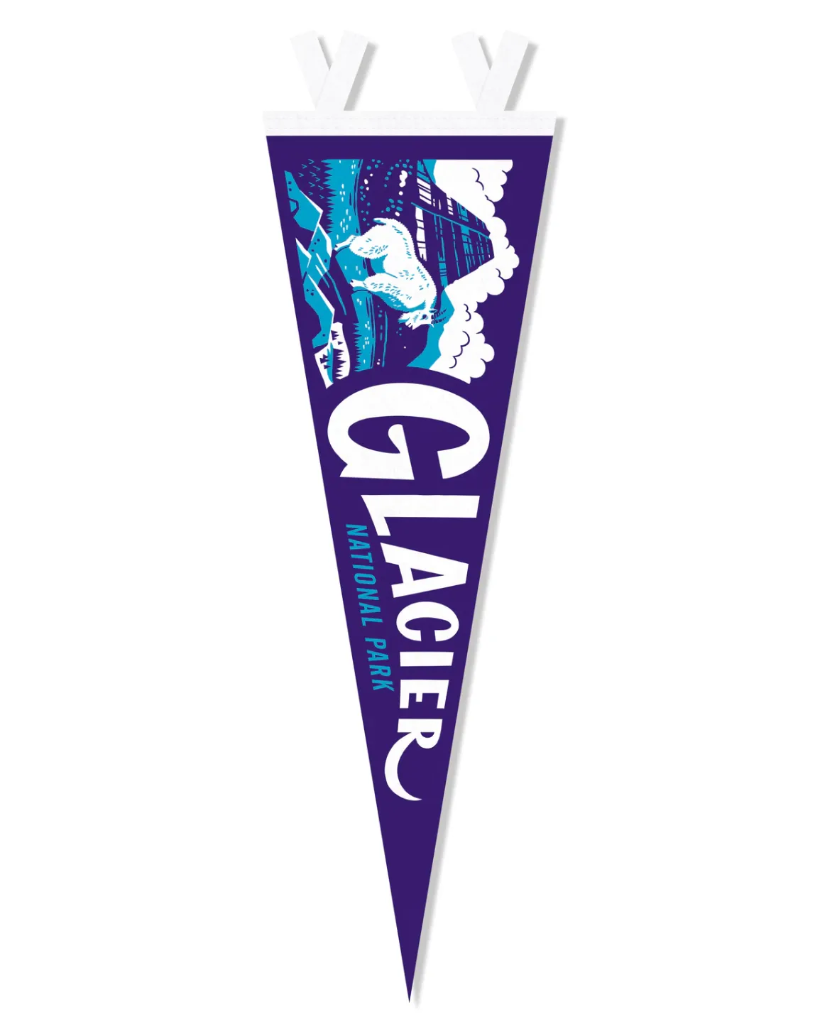 Glacier National Park Pennant