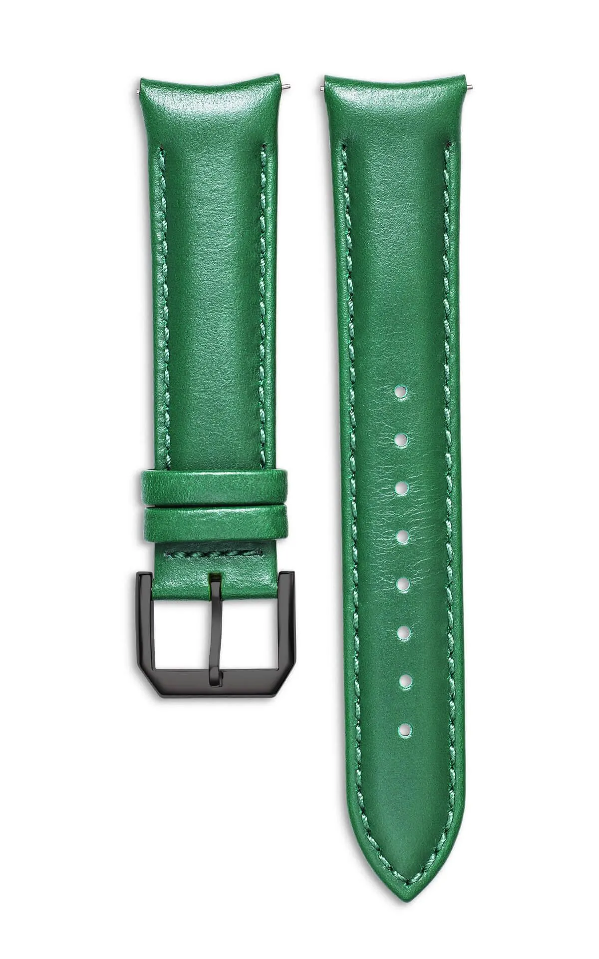 Green Italian Leather Strap