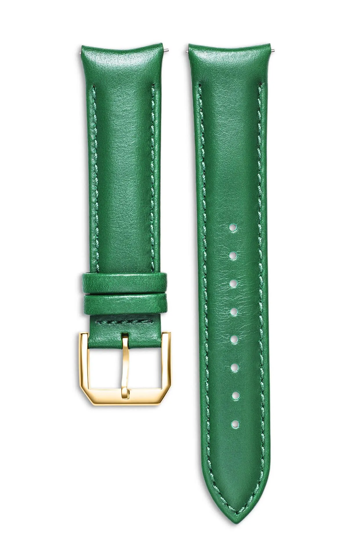 Green Italian Leather Strap