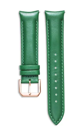 Green Italian Leather Strap