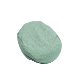 Grevi Linen Cap in Green/Gold