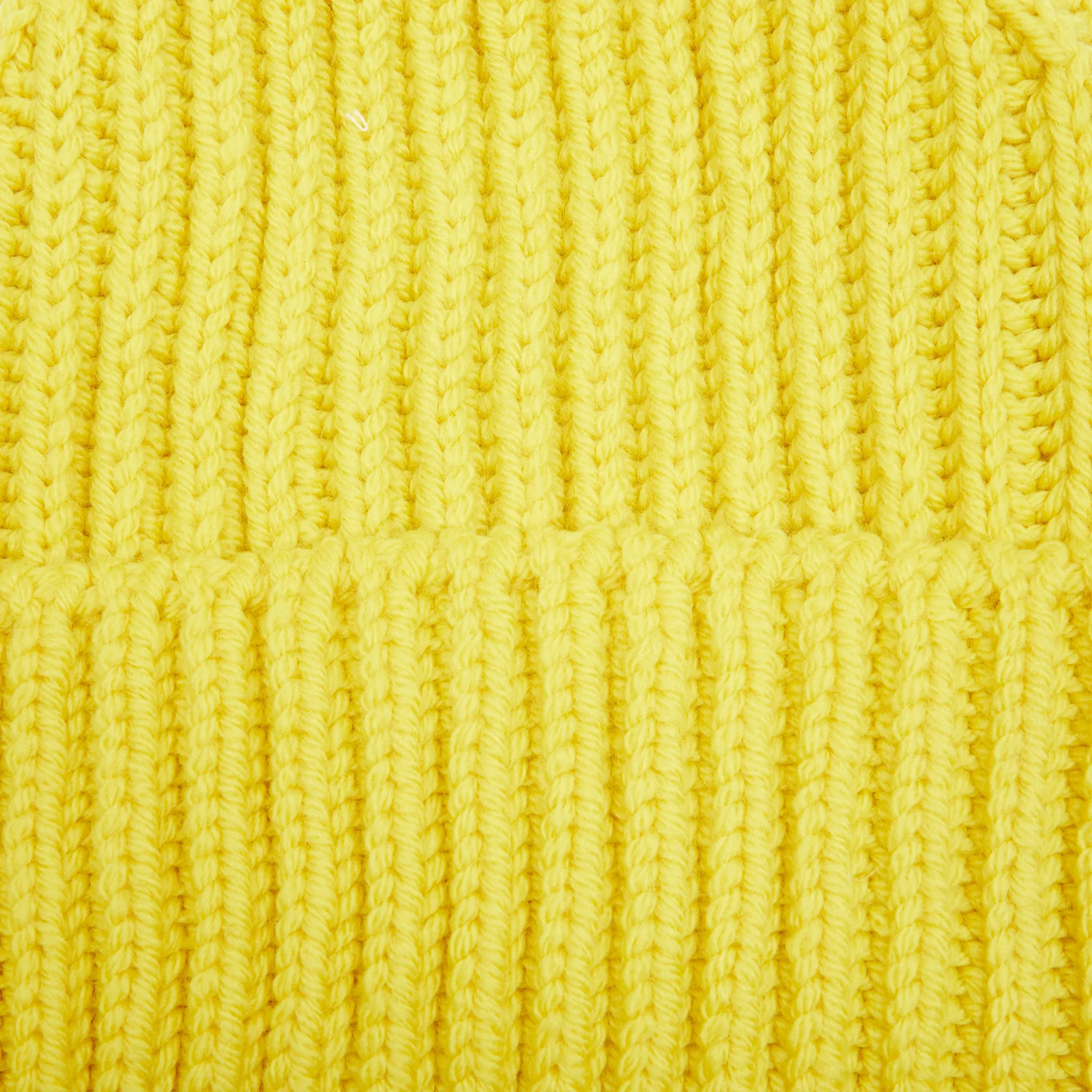 GRP Merino Chunky Knit Beanie in Yellow