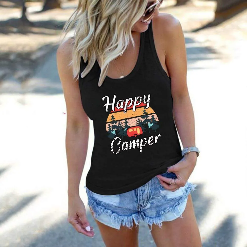 Happy Camper Caravan Tank Top