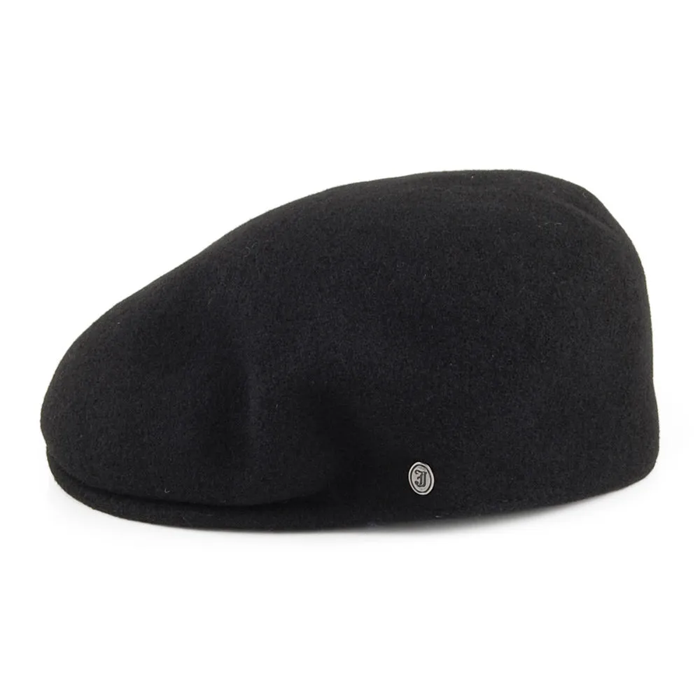 Hats Classic Wool Flat Cap Black Wholesale Pack