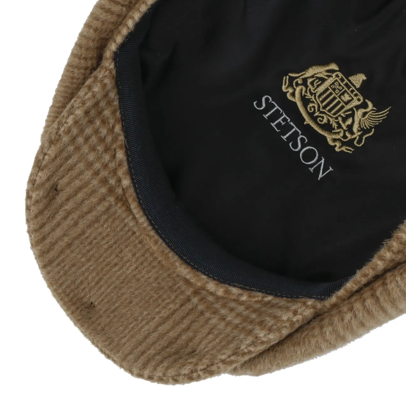 Hatteras Poundhill Wool Mix Flat Cap by Stetson