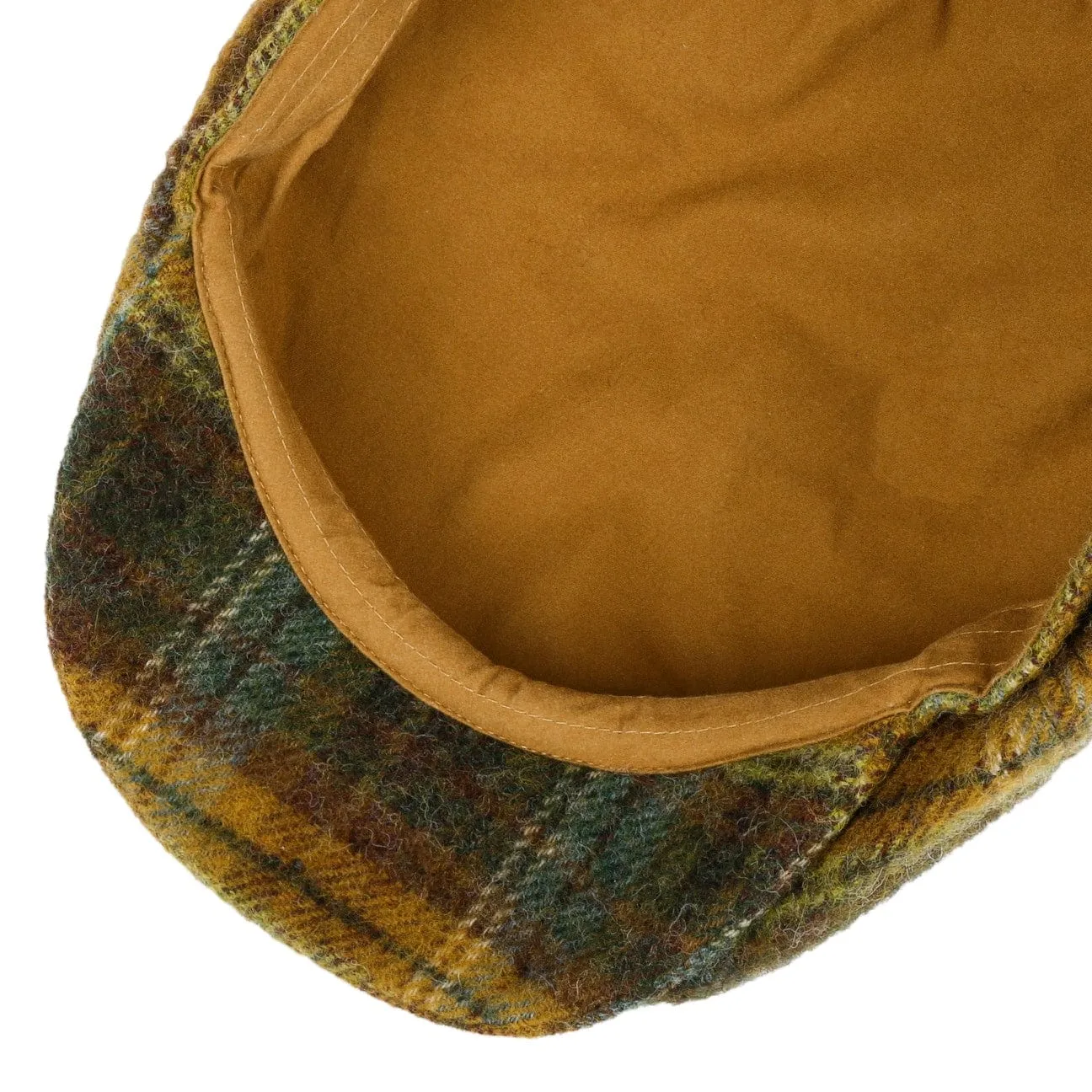 Hatteras Shetland Plaid Newsboy Cap by Stetson