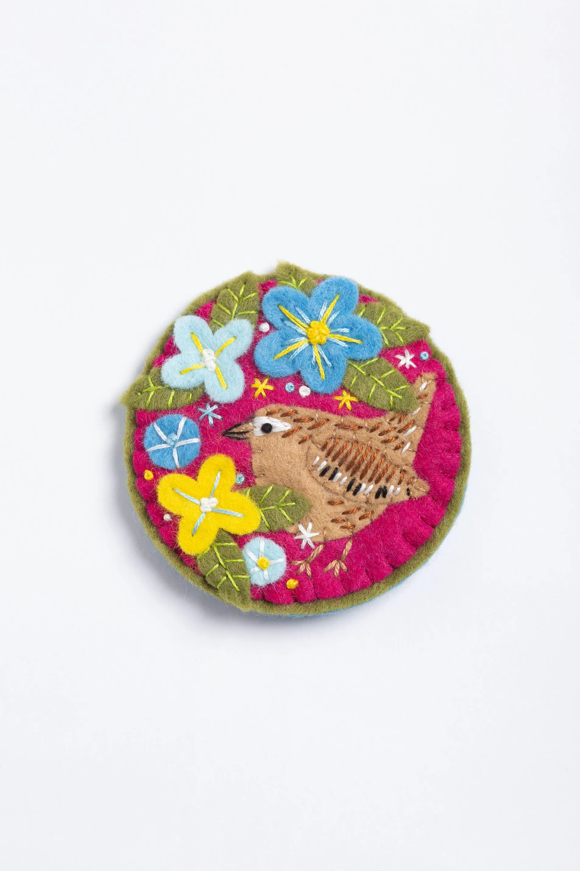 Hawthorn Handmade - Wren Brooch Felt Craft Kit