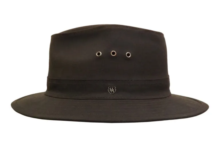 Hills Hats - The Milford - Cotton Oilskin - Bucket Hat - Brown