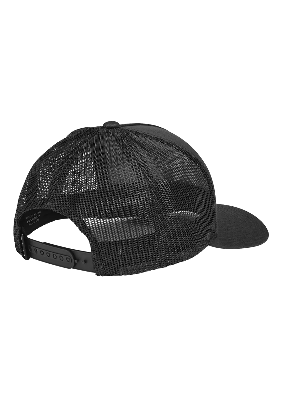 Iconed Trucker Hat - Black / White