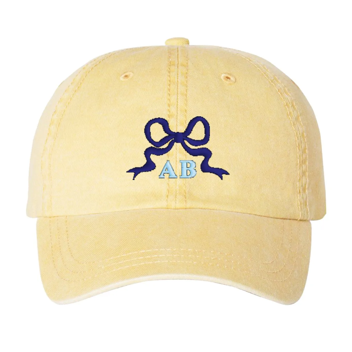 Initialed 'Tiny Bow' Baseball Hat