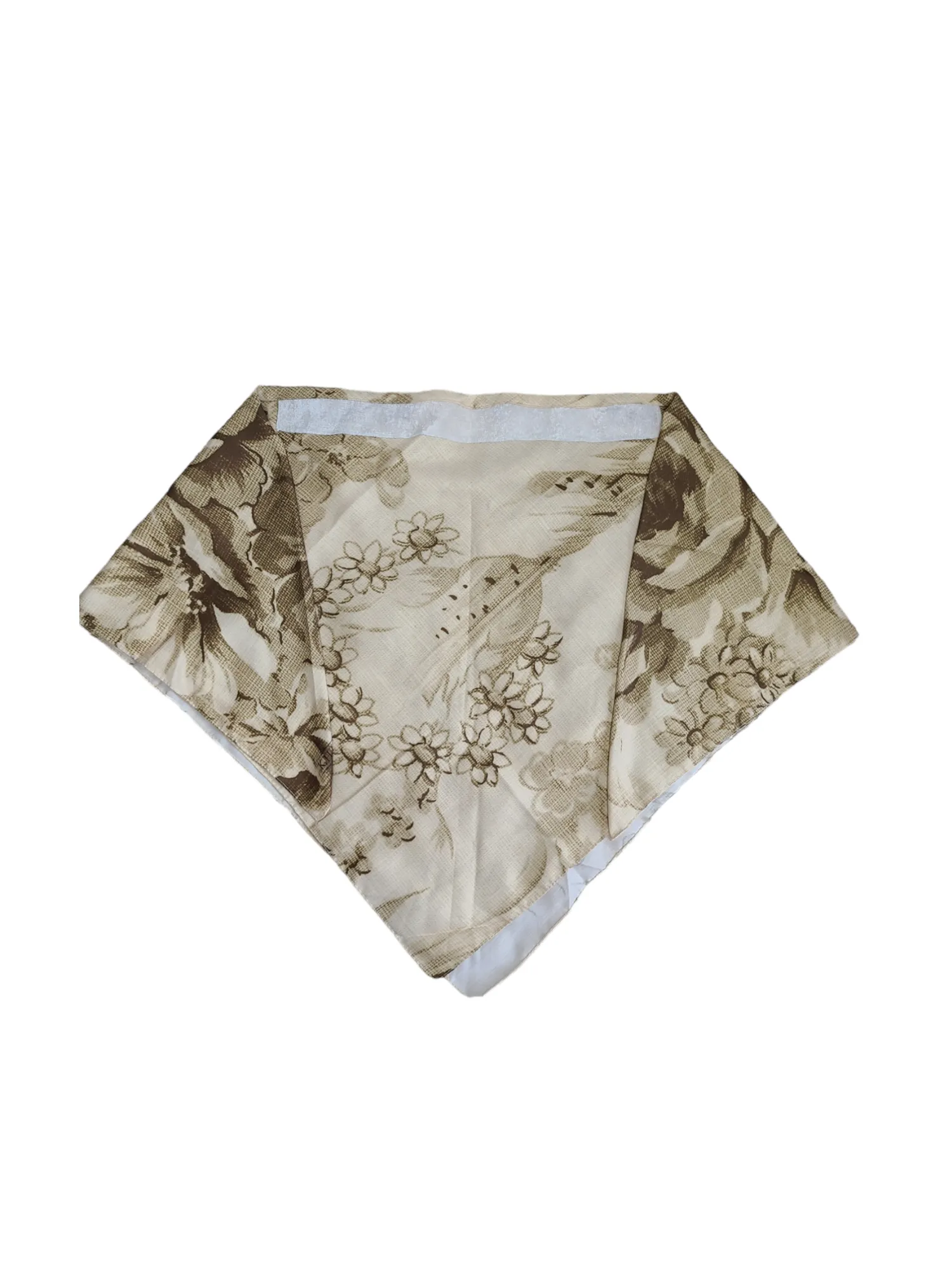 Ivory Bouquets Cotton Versatile Scarf