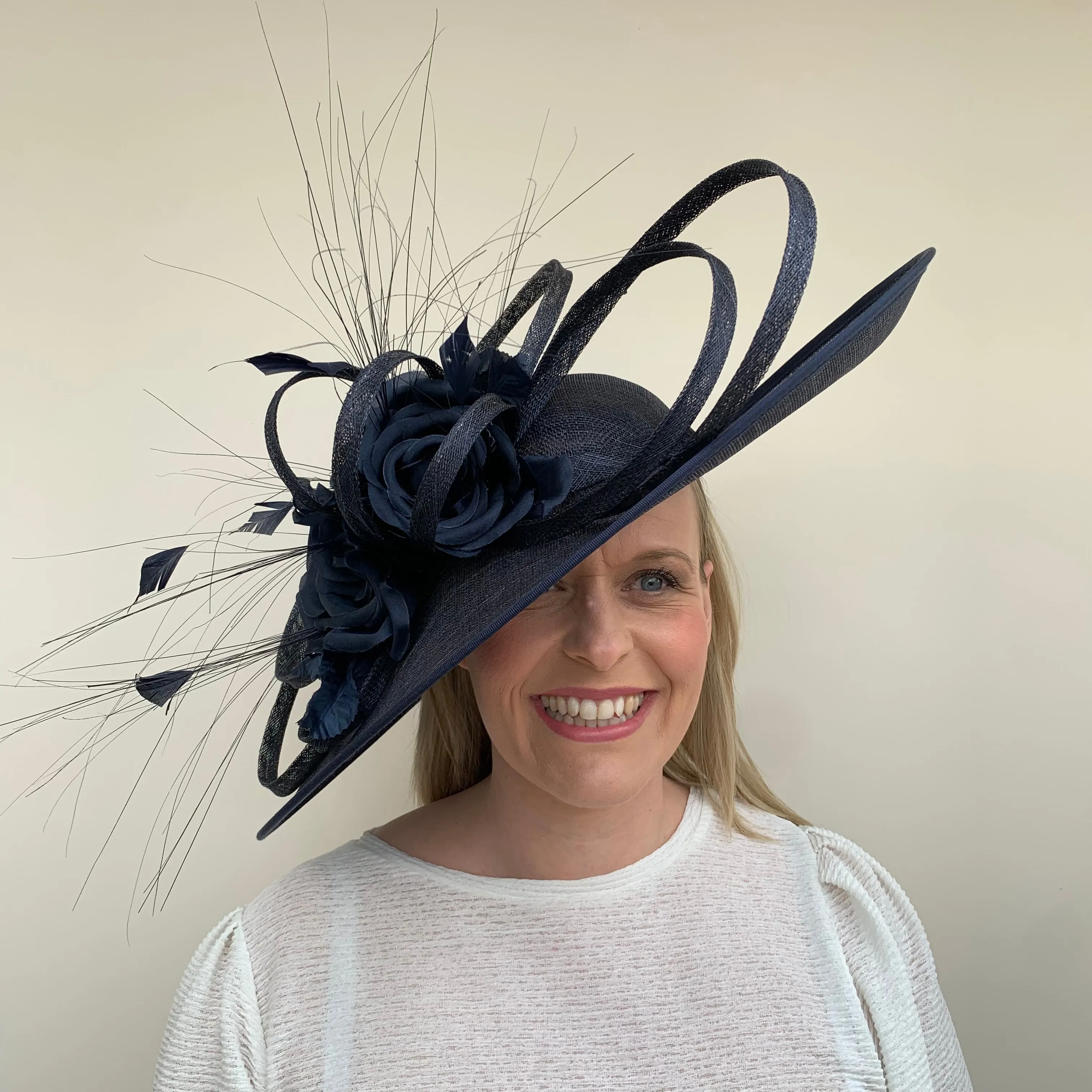 J Bees JB22/258 Large Wedding Hatinator in Blues