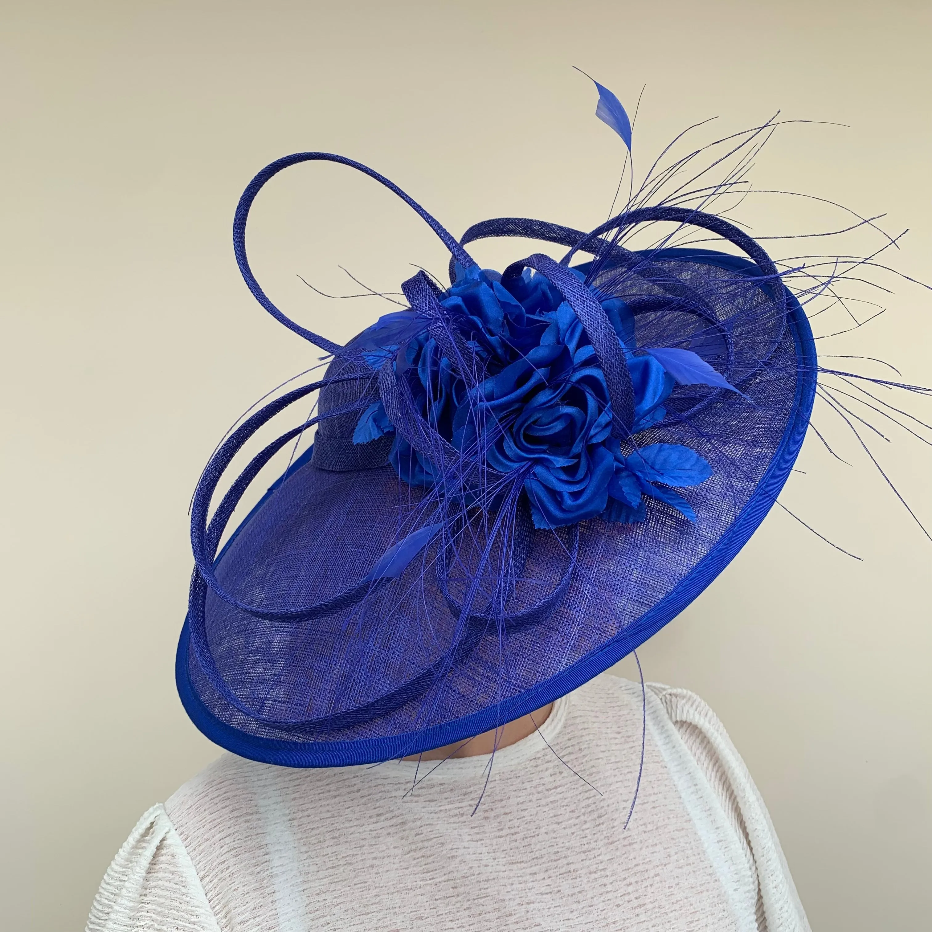 J Bees JB22/258 Large Wedding Hatinator in Blues