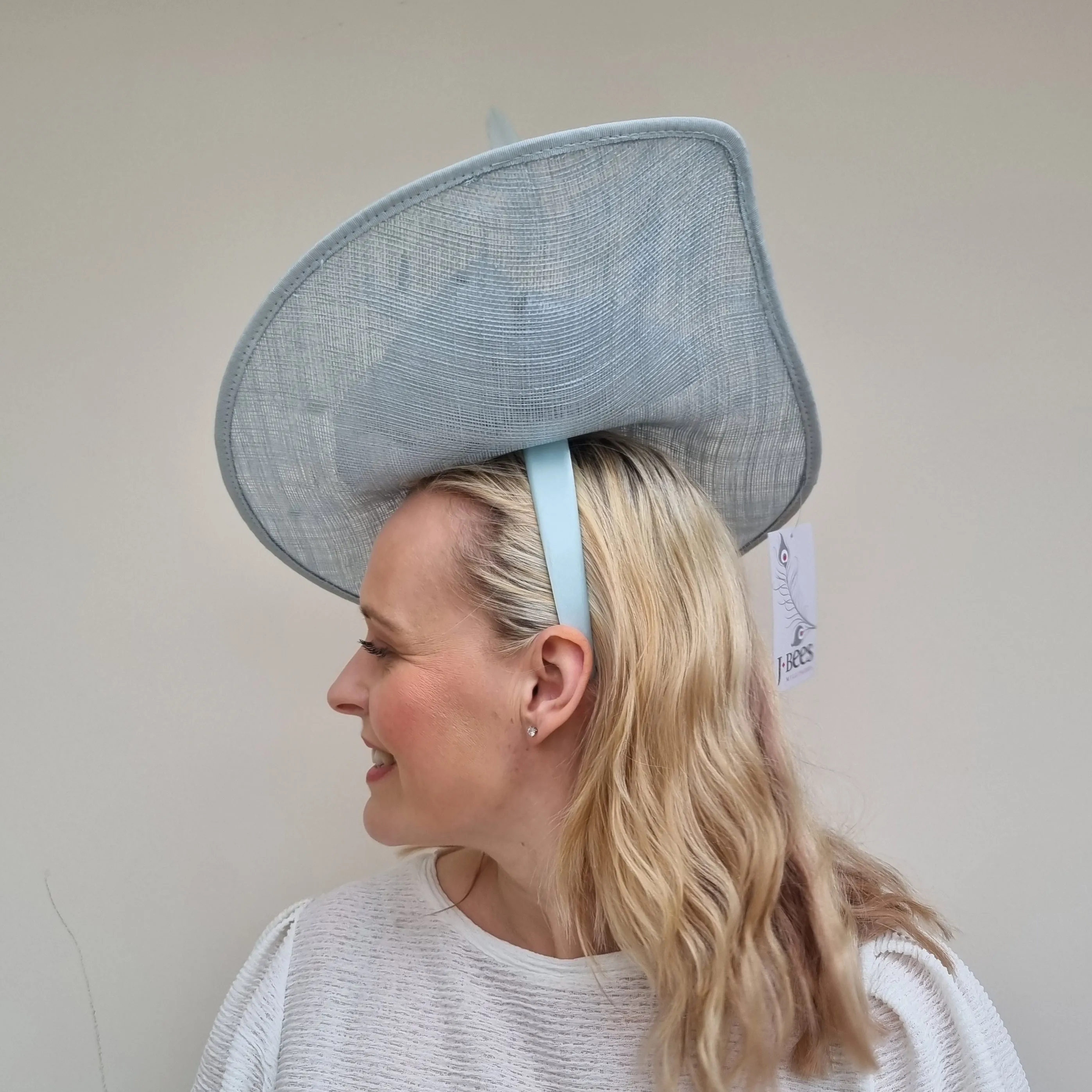 J Bees JB23/288 Baby Blue Netted Hatinator on Headband