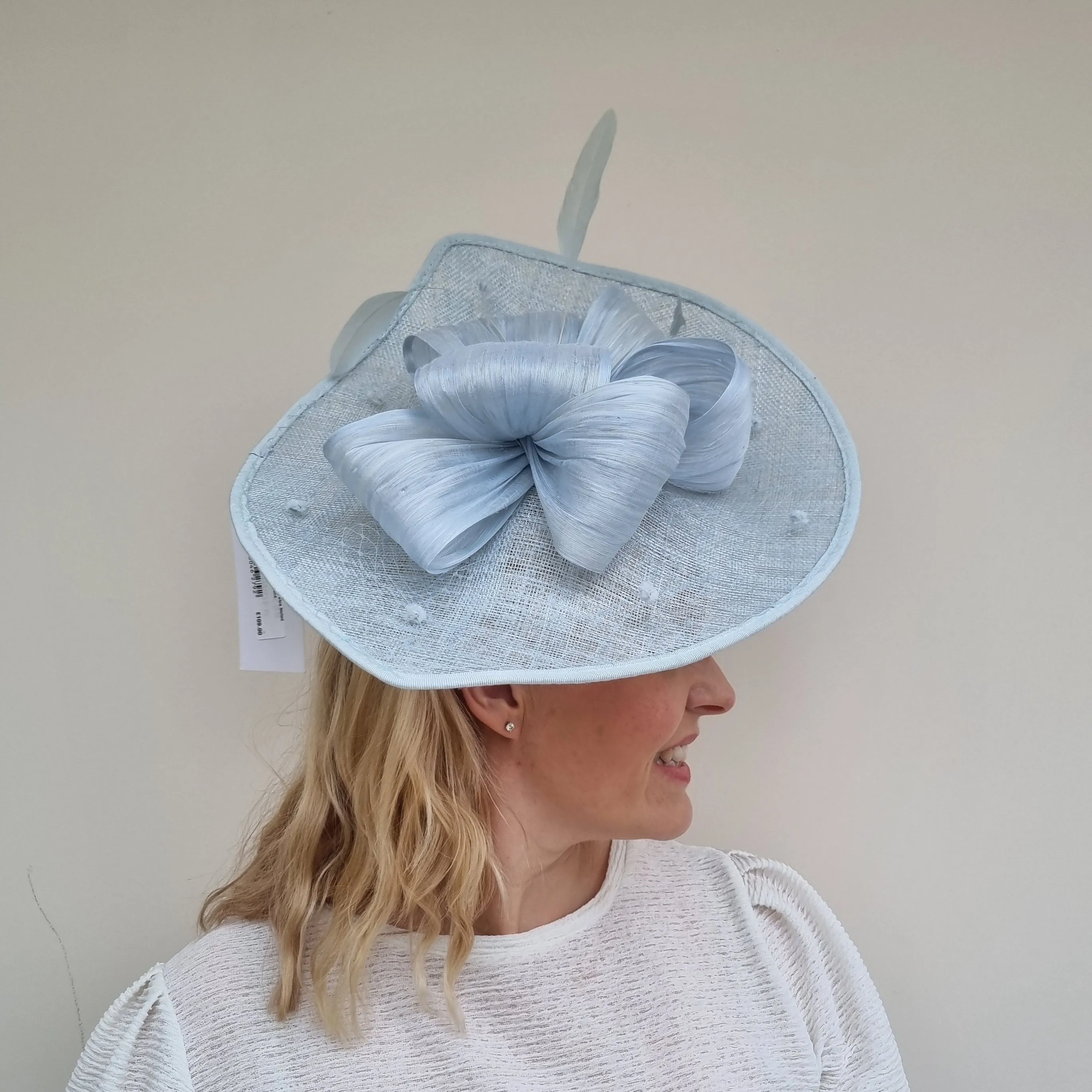 J Bees JB23/288 Baby Blue Netted Hatinator on Headband