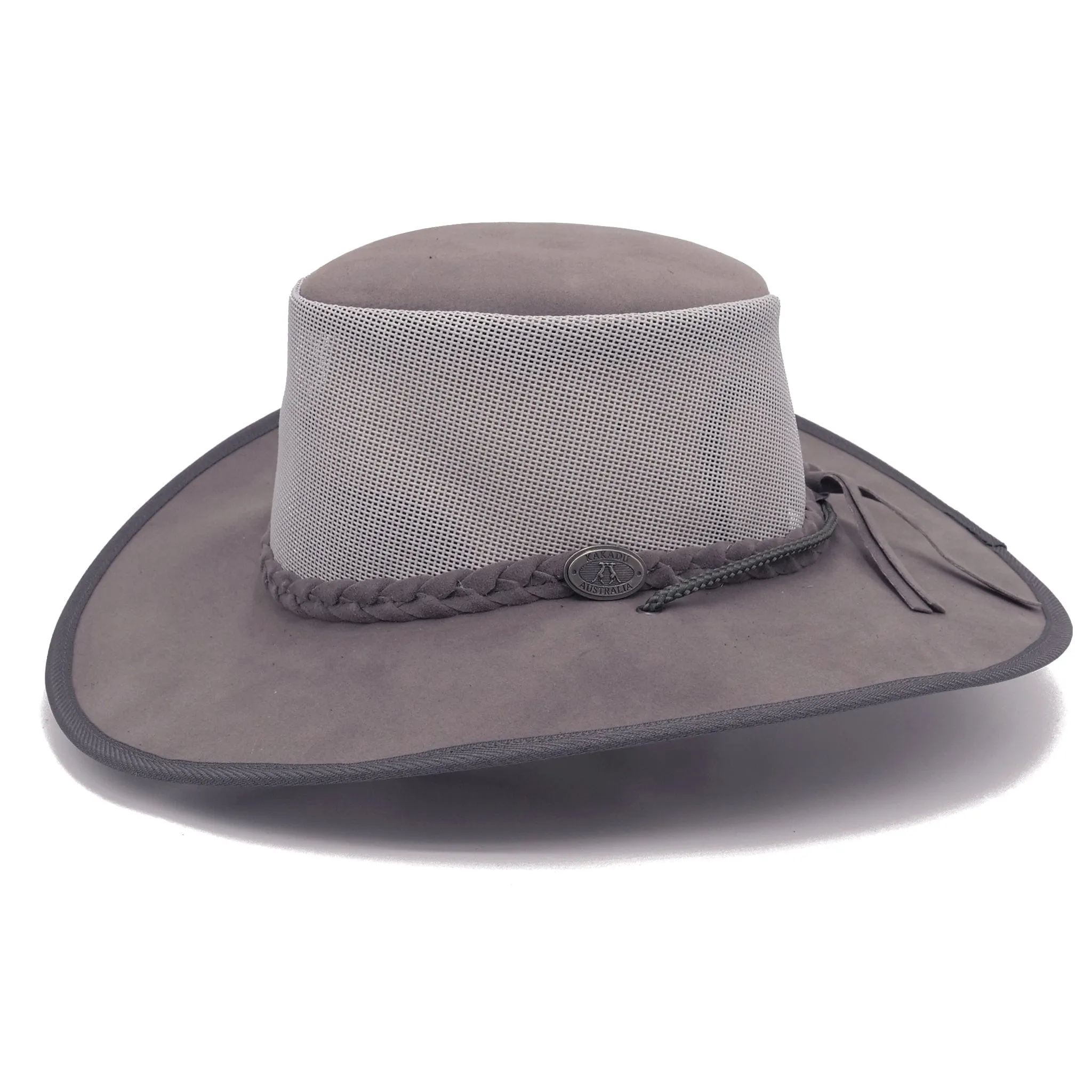 Kalgoorlie Wide Brim Soaka Breeze Hat in Grey