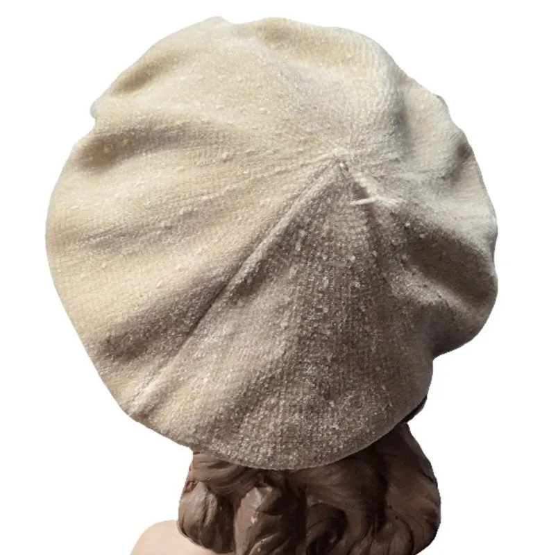 Kangol Chenille Beret - Cream