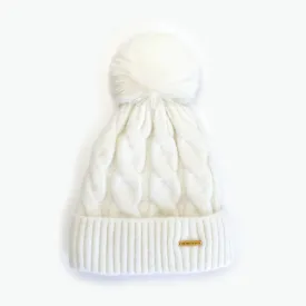 Kate Fleece Lined Beanie - Snow White