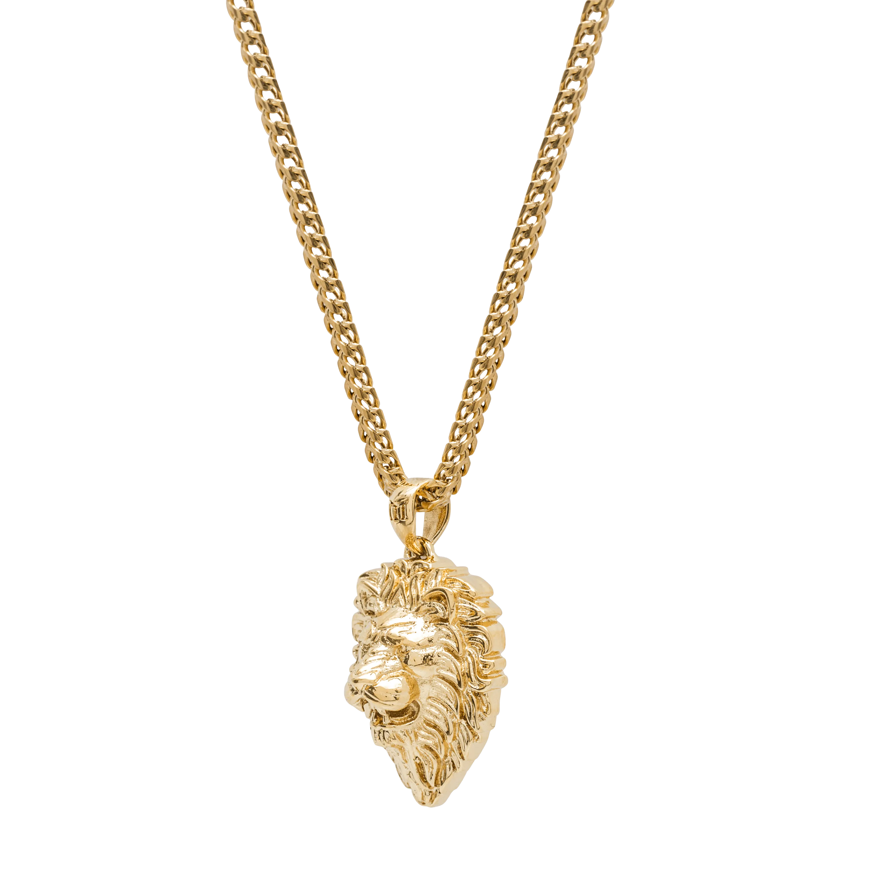 Lion Necklace - Gold