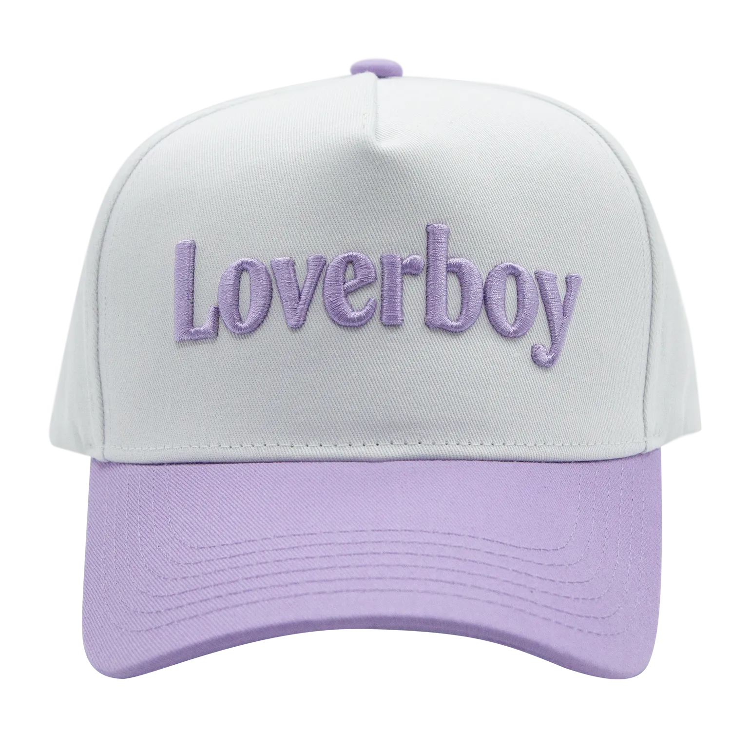 Loverboy Classic Hat - Lilac/White