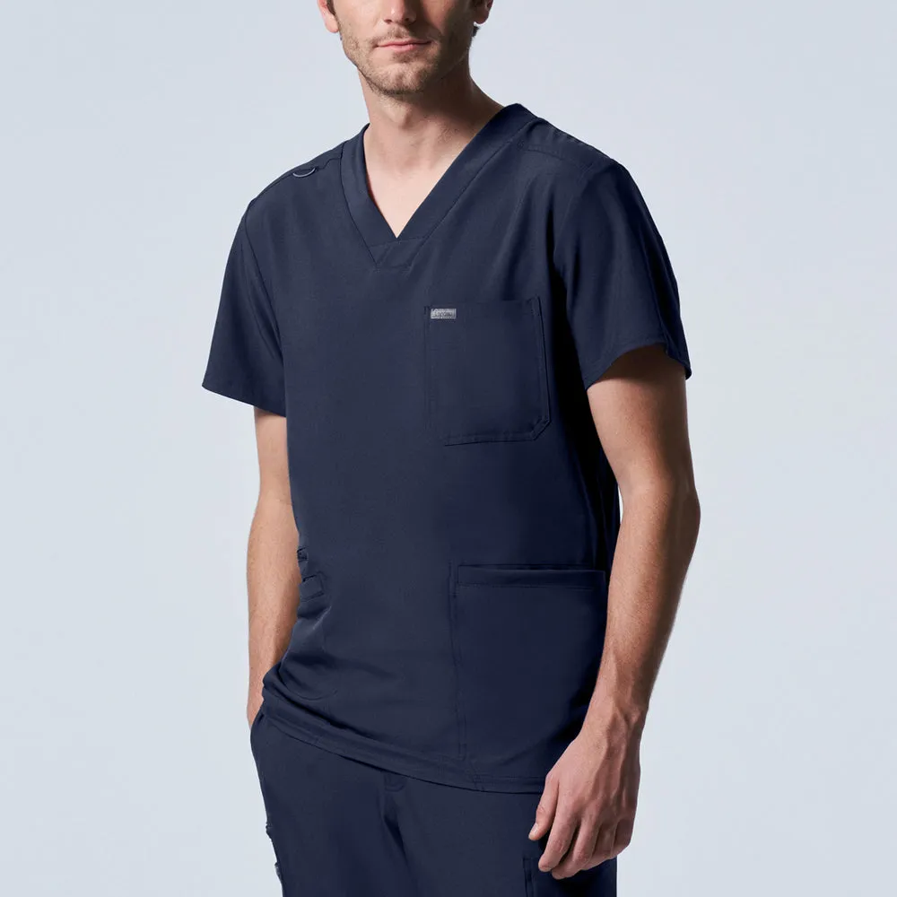 LT110 Landau Forward Men's 4-Pocket V-Neck Scrub Top