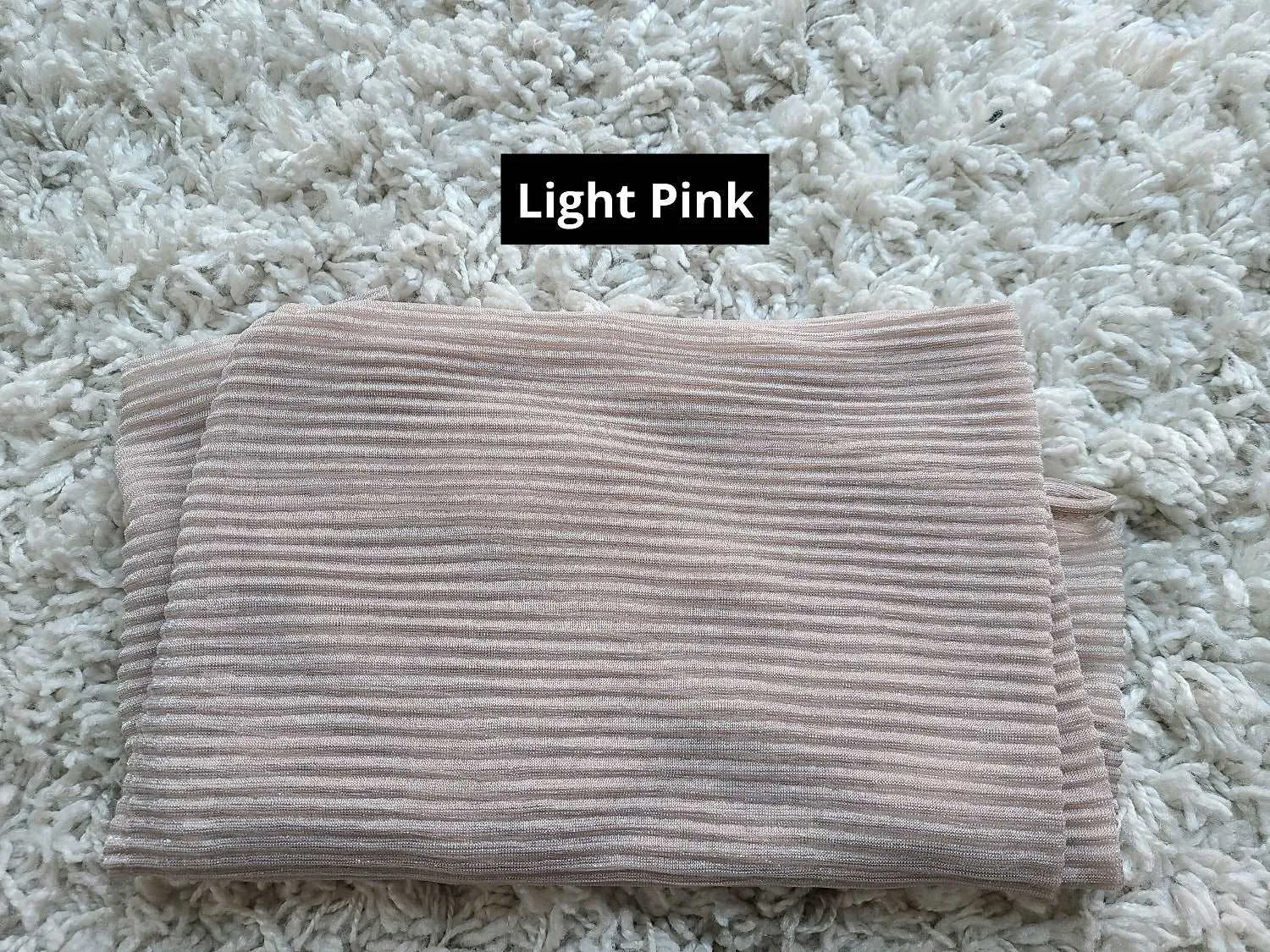 Lycra Pleated Scarf