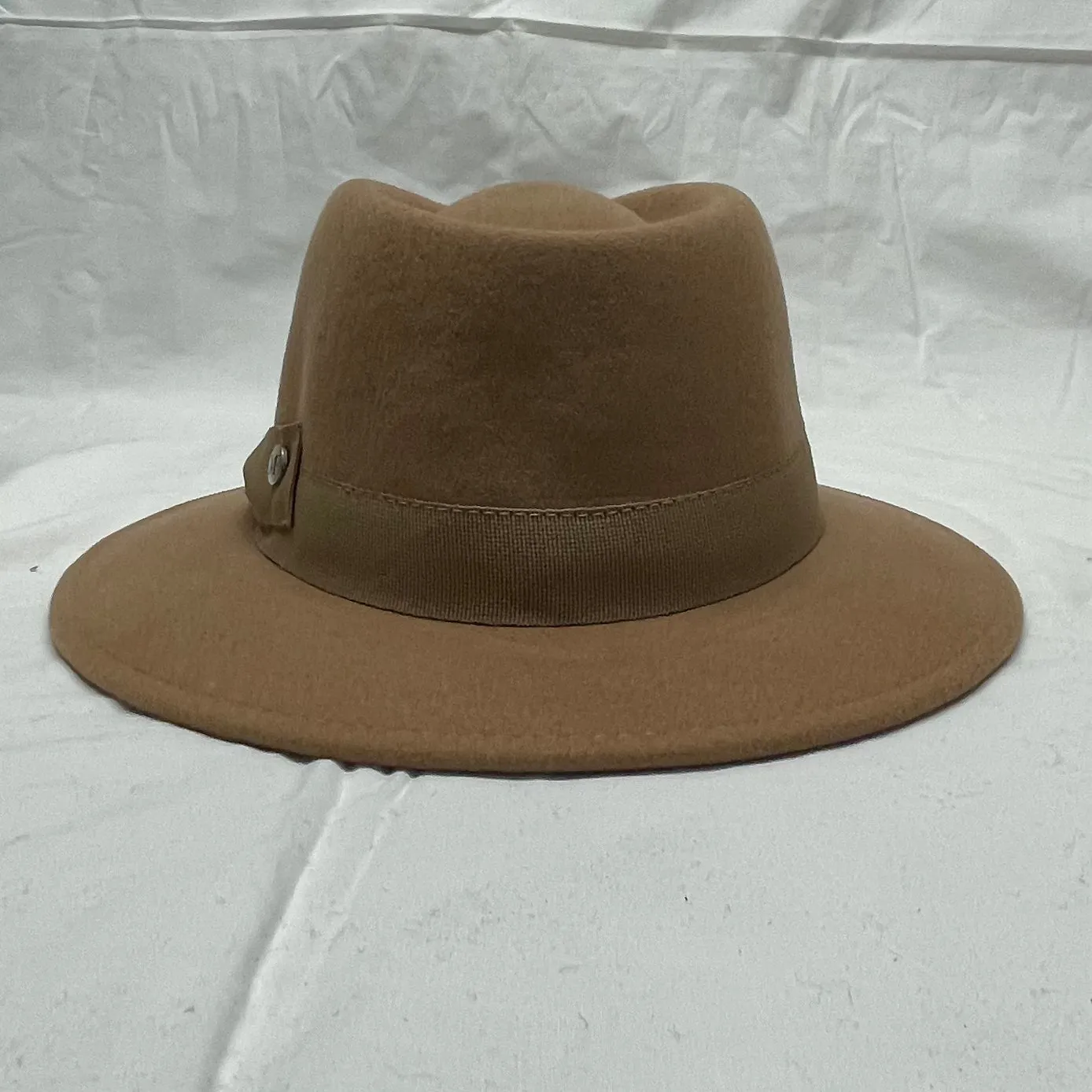 Flechet M Tear Drop Fedora - Cashmere/Wool Blend - Camel Color