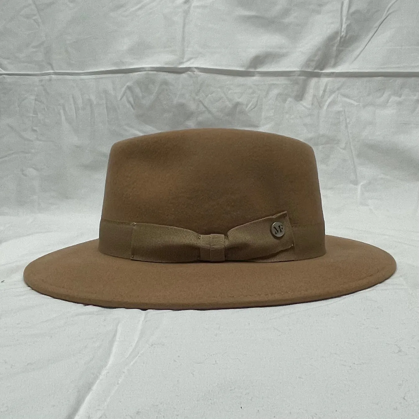 Flechet M Tear Drop Fedora - Cashmere/Wool Blend - Camel Color