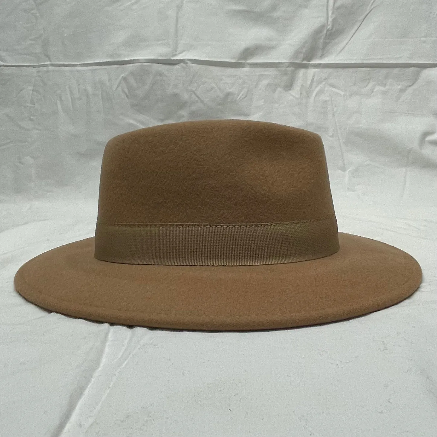 Flechet M Tear Drop Fedora - Cashmere/Wool Blend - Camel Color