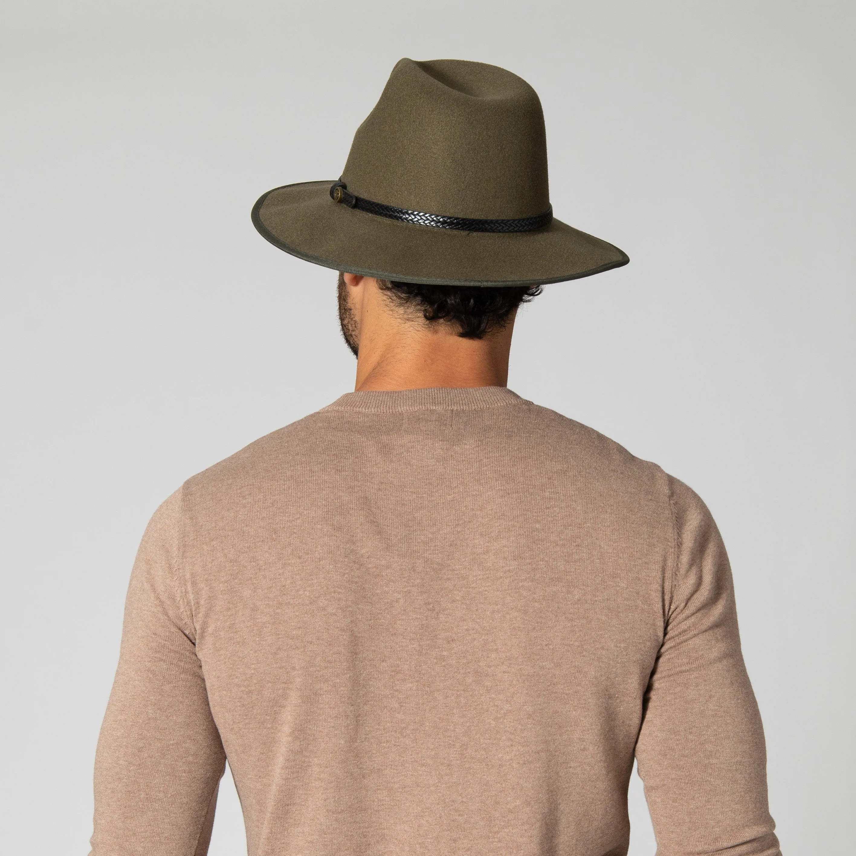 Men's Faux Felt Fedora