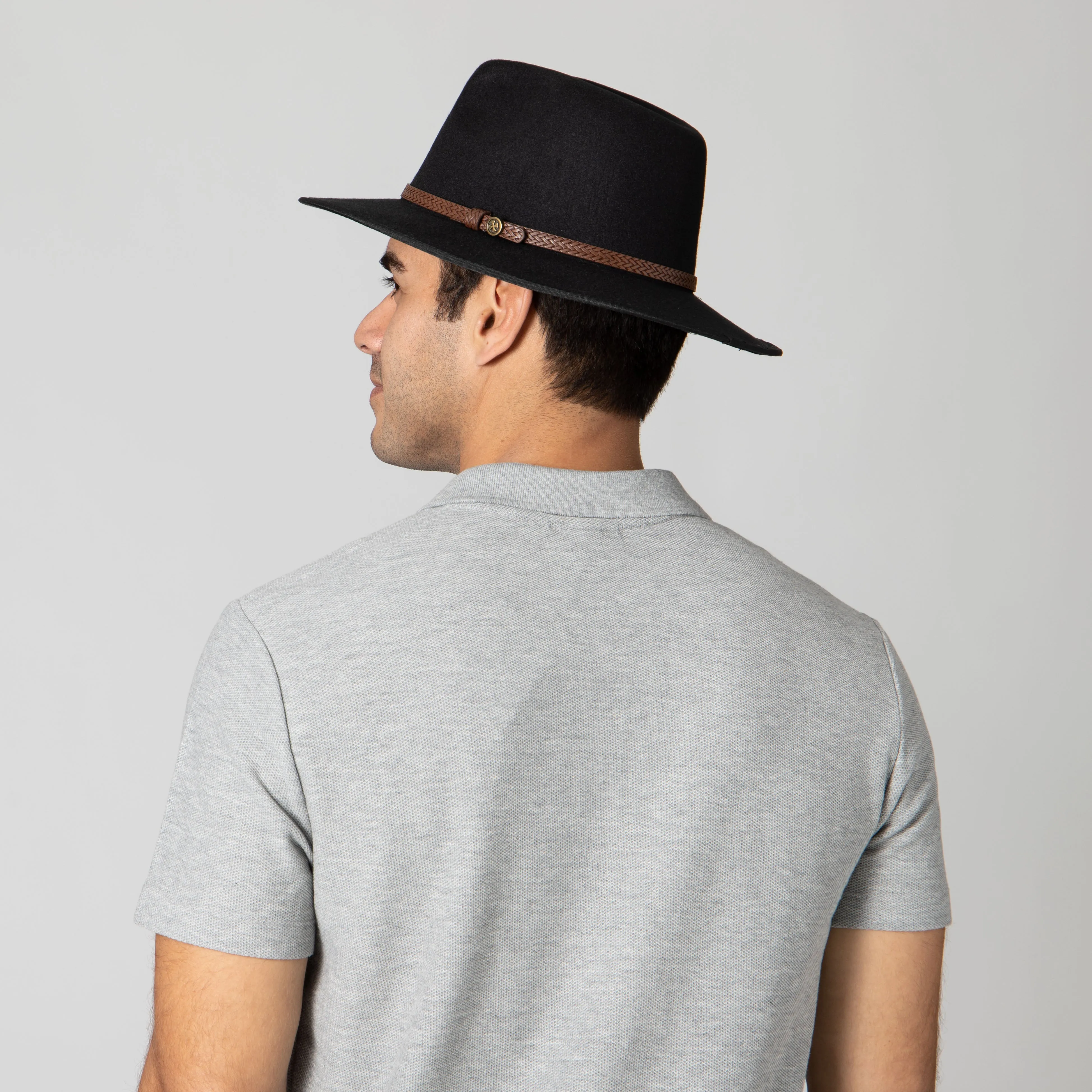 Men's Faux Felt Fedora