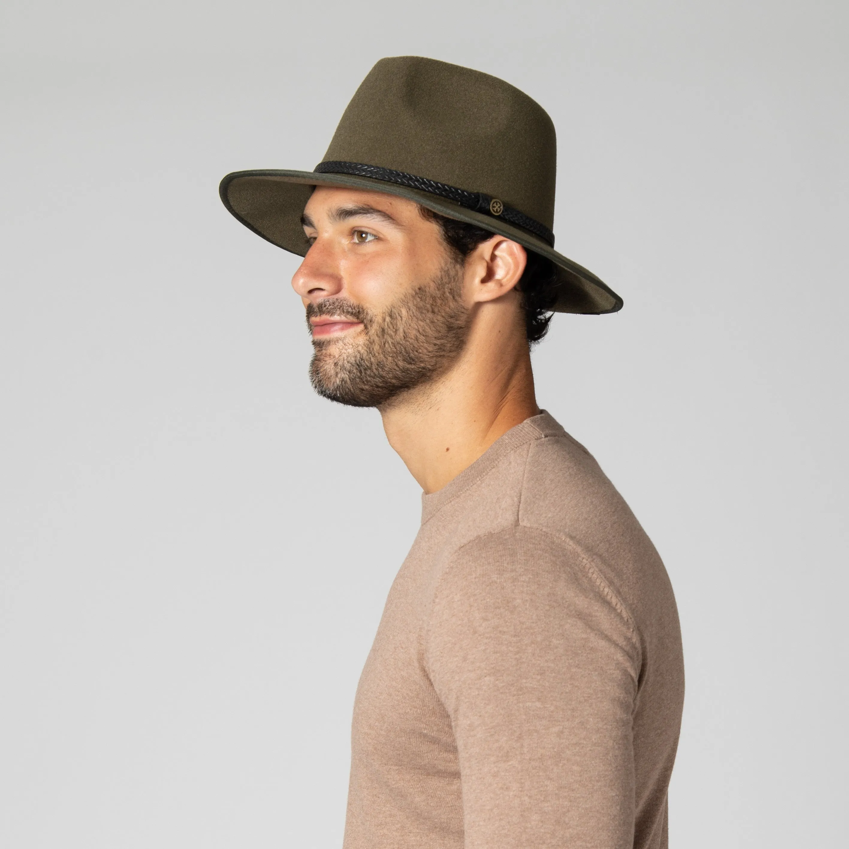 Men's Faux Felt Fedora