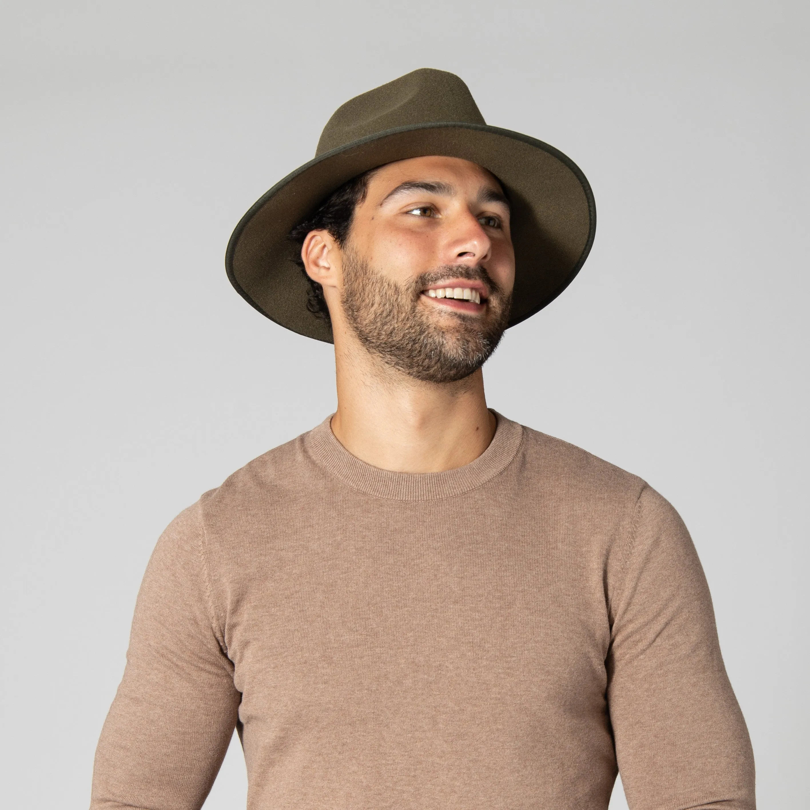 Men's Faux Felt Fedora