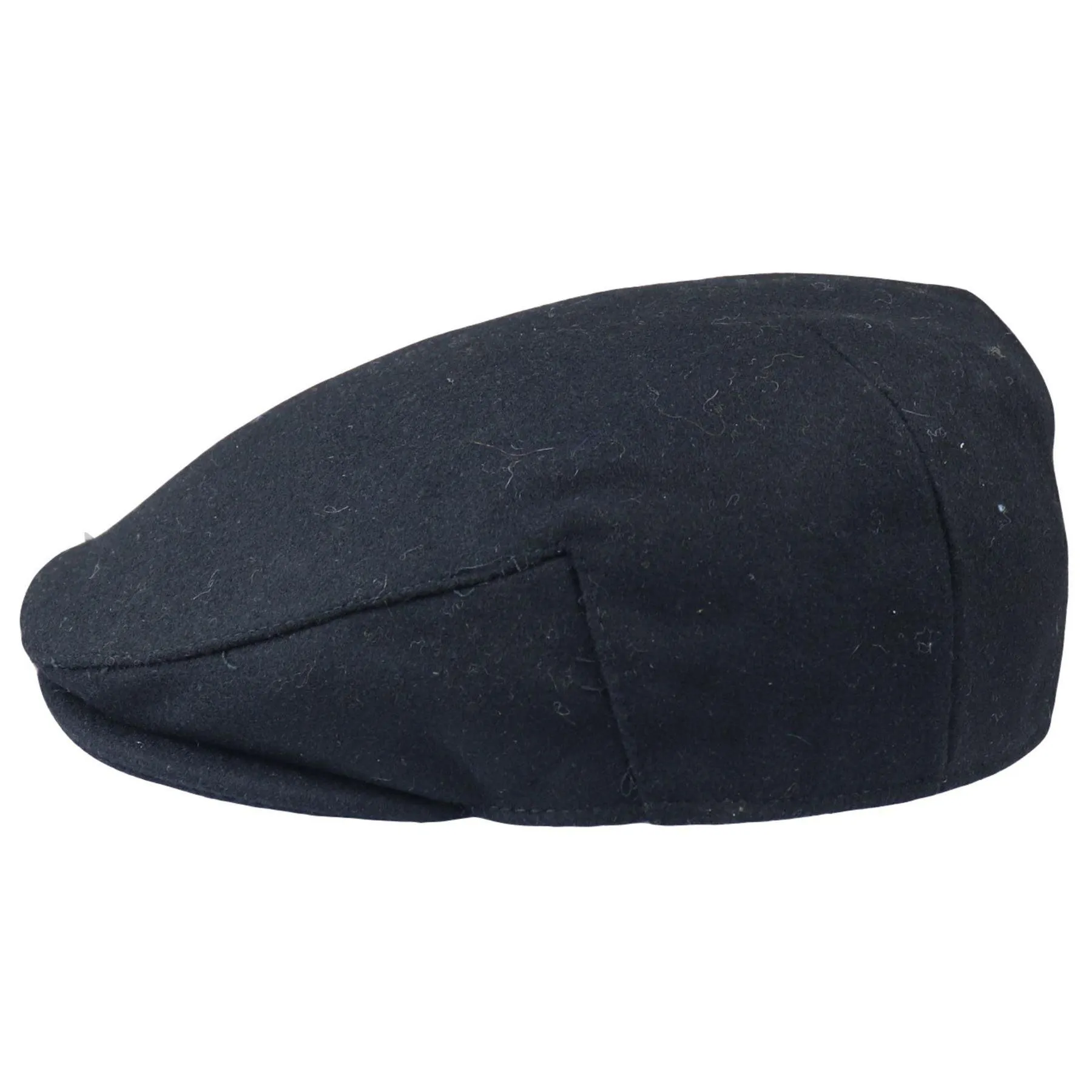 Men's Flat Cap Wool Blend Plain Solid Gatsby Ivy Del Boy Newsboy Hat