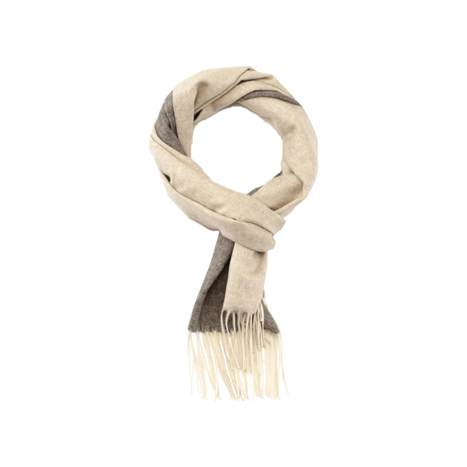 Mirror Two-Tone Cashmere Silk Scarf