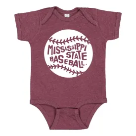 Mississippi State Baseball Onesie