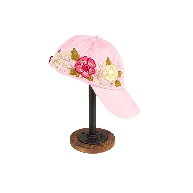 MS4173 - Embroidered Baseball Cap - Floral - SAMPLE