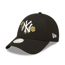 NEW ERA 9FORTY NY YANKEES FLORAL METALLIC CAP