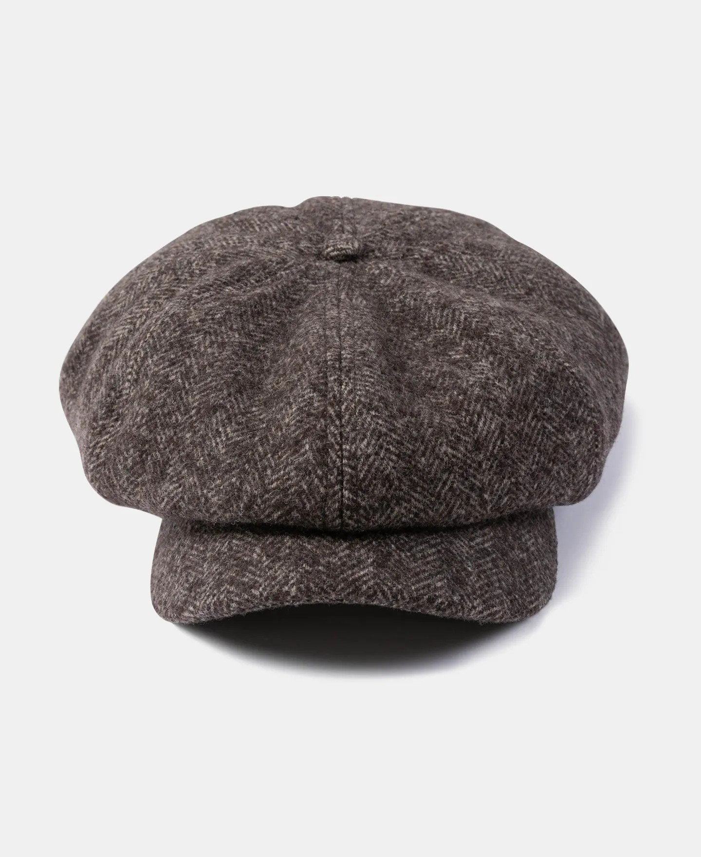 Old Time Herringbone Wool Newsboy Cap