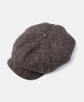 Old Time Herringbone Wool Newsboy Cap