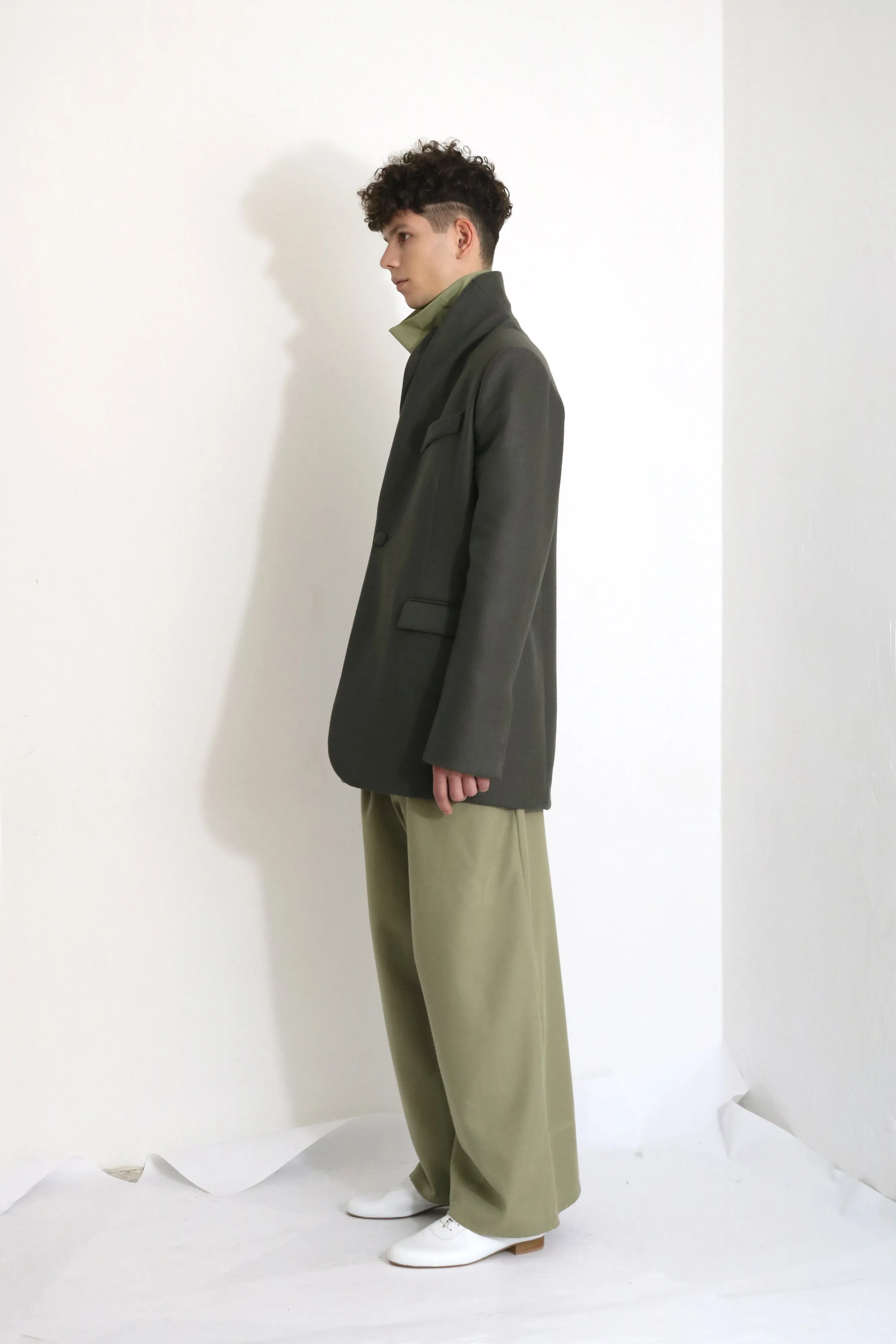 Olive Wool Jacket