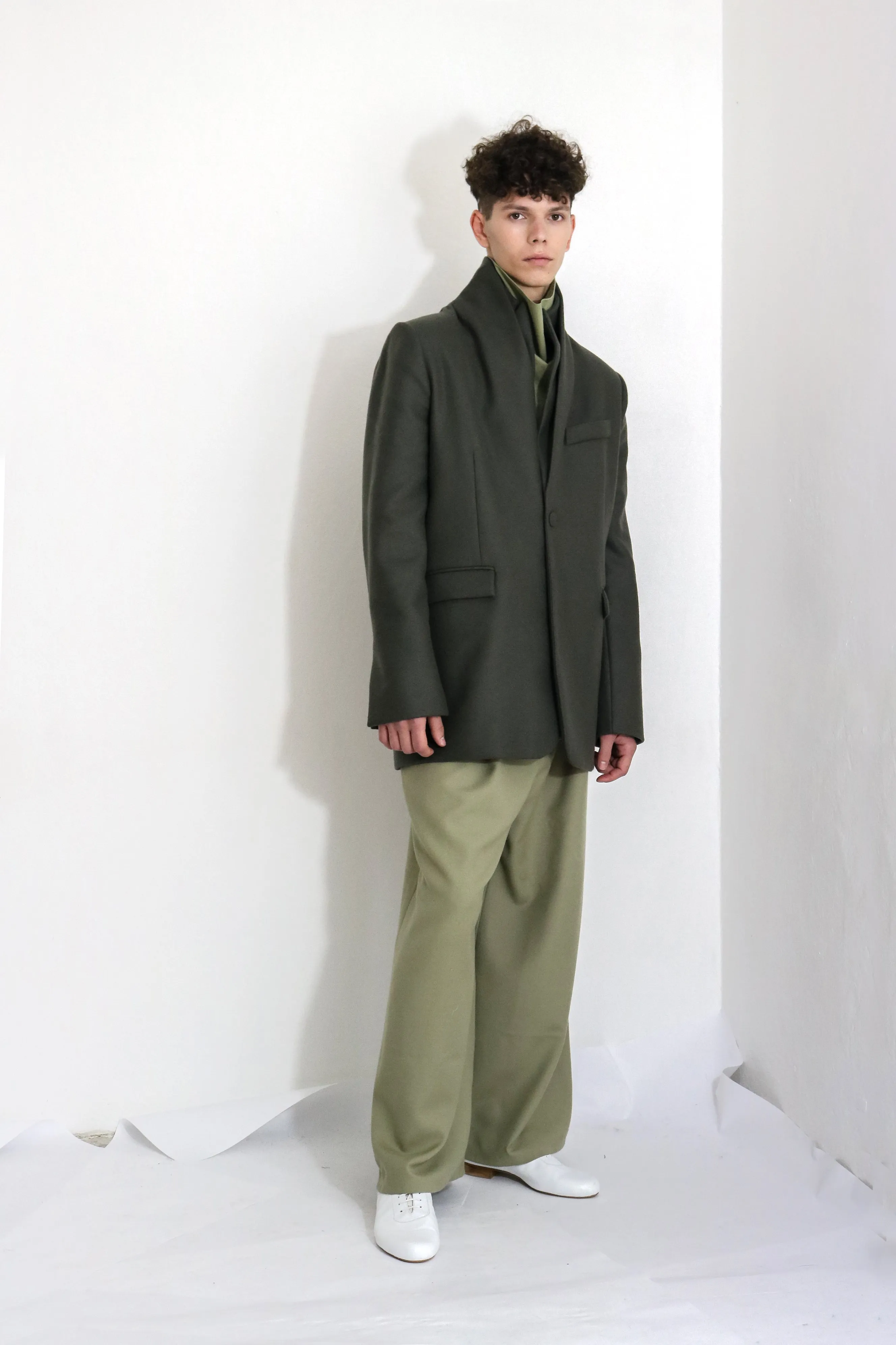 Olive Wool Jacket