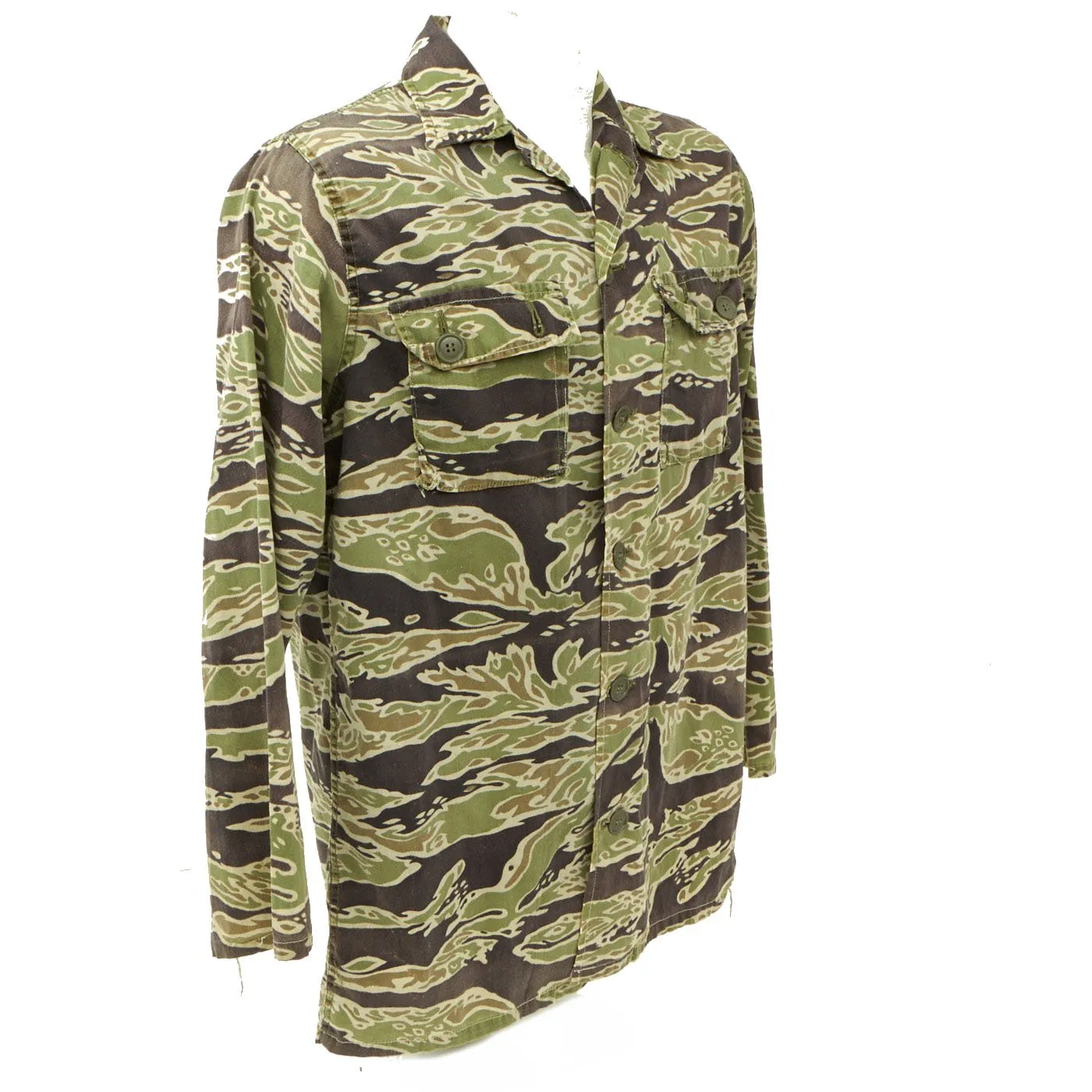 Original U.S. Vietnam War MACV-SOG Special Forces Tiger Stripe Camouflage Fatigue Uniform